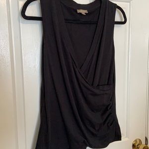 NWOT Lilla P Black Wrap Tank
